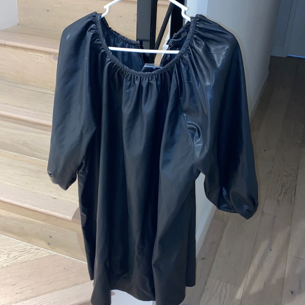 Black mini dress